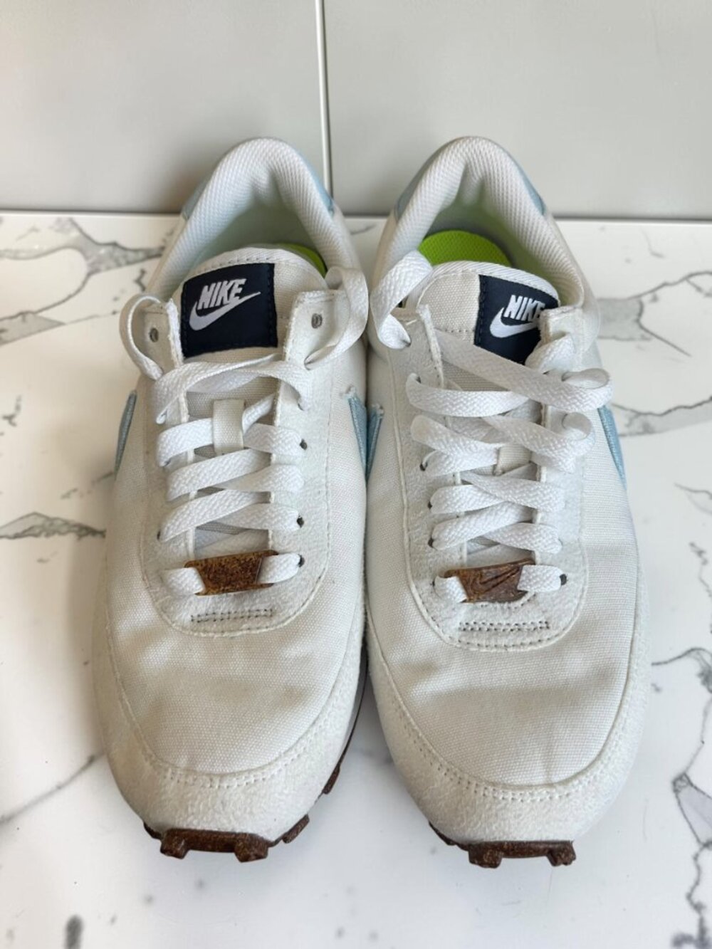 Nike Daybreak SE White Baby Blue Floral Sneakers Women’s 7 DJ1299-101 - Picture 3 of 5